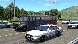 Police Motorcade Attacks | BeamNG.drive