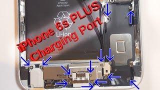 iPhone 6s Plus Charging Port Replacement (Loud Speaker, Headphone Jack, Vibrator motor too.)