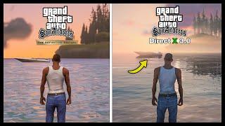 GTA San Andreas: The Definitive Edition vs DirectX 3.0 - Graphics Comparison