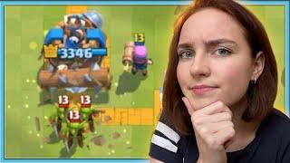  УЧУ ПОДПИСЧИЦУ ИГРАТЬ В КЛЕШ РОЯЛЬ! КАК НЕ БЫТЬ ГРИБОМ? / Clash Royale