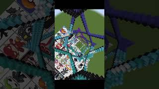 Satisfying Pixel art in minecraft ! Making canvas Pixel Art | #shorts #minecraft #gaming
