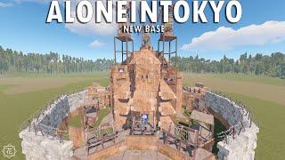 ALONEINTOKYO | CORRECT NEW BASE DESIGN & HIDDEN TURRET PODS SOLO RUST