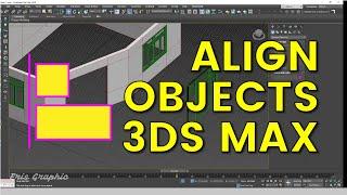 Align Objects 3ds Max - Normal Align, Tape Helper