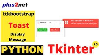 Toast of Ttkbootstrap to show Help text with duration and position  #15