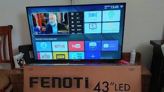 Şoktan 3000 TL satılan Televizyon FENOTI  FN 43250 Ful HD