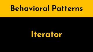 The Iterator Pattern Explained and Implemented in Java | Behavioral Design Patterns | Geekific