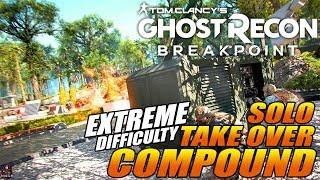 Ghost Recon Breakpoint | Solo Taking out a Compound! Melee ACTION! (EXTREME DIFFICULTY)