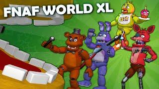 НАСТОЯЩИЕ АНИМАТРОНИКИ в FNAF WORLD XL !!!