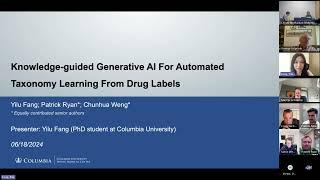 Knowledge-guided Generative AI For Automated Taxonomy Learning From Drug Labels (Yilu Fang)