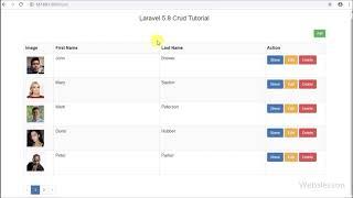 Laravel 5.8 insert update and delete || CRUD tutorial