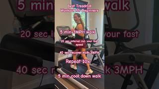 Best Treadmill Workout for Beginners #treadmill #beginnerworkout #running
