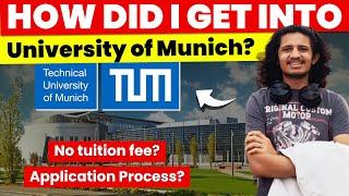 Technical University of Munich | 100% tuition fee waiver | | Indian student in germany 2024