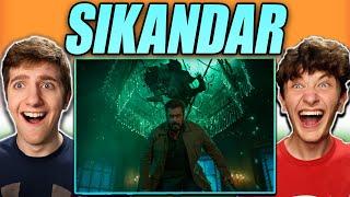 Americans React to SIKANDAR Teaser! (Indian Movie Reaction)