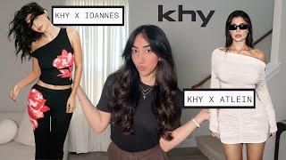 Khy by Kylie Jenner Try On Haul - Drop 11 & 12 - Khy X Atlein + Khy X IOANNES