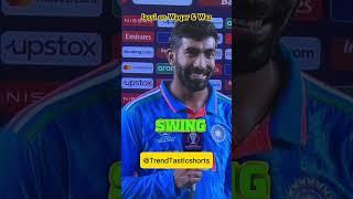 Jasprit Bumrah respect for Waqar & Wasim Akram #shorts