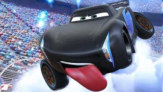 Jackson Storm wins final race vs Lightning Mcqueen vs Chick Hicks | Pixar Cars 2006 Secret Scene