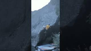 Down the Barrel V7 - Leavenworth Bouldering