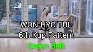 WON-HYO - ITF Taekwon-Do | 6th Kup Pattern (Green Belt)