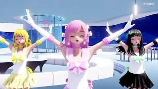 【MMD】らぶ式Coco・Anna・Lioで『シニカルナイトプラン』1080p sm38111249