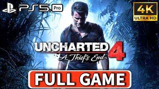 UNCHARTED 4 Gameplay Walkthrough FULL GAME [4K 60FPS PS5 PRO] - No Commentary