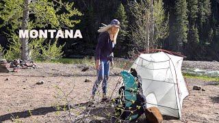 A NIGHT IN GRIZZLY BEAR COUNTRY | BACKPACKING MONTANA'S Great Bear Wilderness