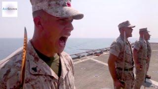 U.S. Marines Corporals Course - Sword And Guidon Drill Movements