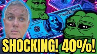 The Shocking Reason PEPE COIN Is Up 40%! PEPE CRYPTO Holders Are Getting Rich!