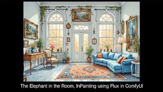 The Elephant in the Room, InPainting Using Flux in ComfyUI