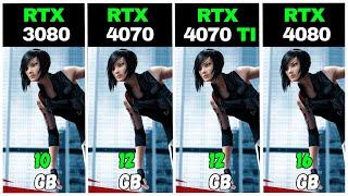 Rtx 4070 Vs Rtx 4070 Ti Vs Rtx 3080 Vs Rtx 4080 : Comparing average fps In 16 Popular Games