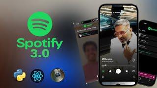 Spotify 3.0 | Emotion Detection Open CV | React Native Music Player Project  | Python