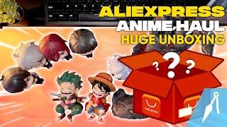 HUGE ANIME FIGURE Ali Express Haul! Super Cheap Figures!?