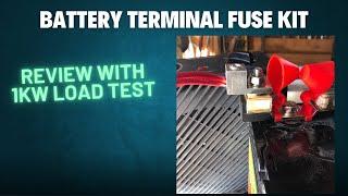 Battery Terminal 100A Fuse Kit - Review With 1000W Load Test