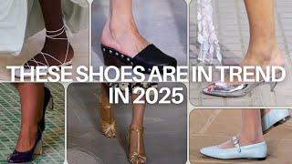 The Biggest Shoe Trends + Colours 2025