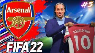 FIFA 22 | КАРЬЕРА ЗА ИГРОКА | RONALDINHO В АРСЕНАЛЕ | # 5