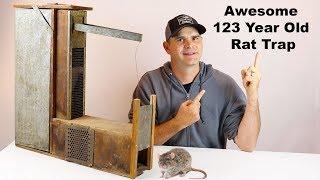 Catching Rats With a 123 Year Old Trap Invented By A Mechanical Genius. Mousetrap Monday