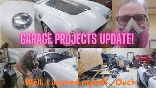 September 2024 Garage Update, Cobra, Deuce, and Screwing Up Your Finger