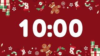 10-Minute Timer with Christmas Music 