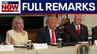 FULL: President Trump and the National Fraternal Order of Police hold roundtable talk
