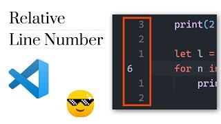 How To Enable Relative Line Number in VS Code Tutorial