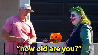 Trick or treating a day early prank