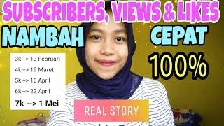 5 CARA MENAMBAH SUBSCRIBERS, VIEWS & LIKES YOUTUBE DENGAN CEPAT by Khairunnisa Adlina