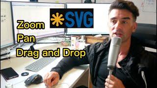 Part 2 -  SVG Zoom, Pan & Drag and Drop explained and coded