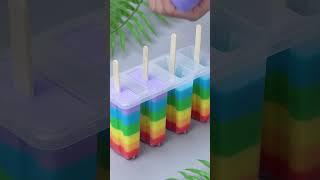 #shorts Rainbow Ice Cream with Sprinkle Chocolate, Satisfying Video Top Cake #cake #satisfyingcake
