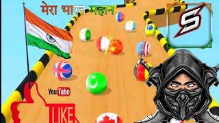 O Desh mere  || Marble run 3d  || O Desh Bhakti song  || #indiangamer #indiangame #indiangame