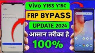 Vivo y15s frp bypass new security 2024 || Latest security patch June 1, 2024 || All vivo FRP bypass