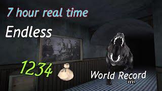 (7 hour real time) Eyes - endless, mansion, goodboy - WR (1234 bags) newbie mode.