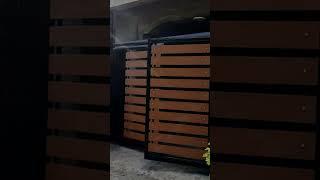 modern steel gate