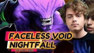 Crazy Play Nightfall Faceless Void The Hard Carry - Dota 2 Pro Gameplay & Learn 7.37C  #facelessvoid