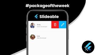 Flutter Slidable - Flutter Package of The Week (Episode 2)