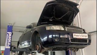 Clutch and flywheel replacement on Audi A4 B6 1.9 TDI